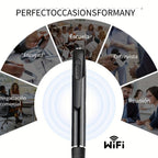 Grabadora de Video Inteligente con Cámara en Forma de Bolígrafo 1080P, Batería Portátil Integrada, Detección de Movimiento AI, Larga Autonomía, Grabación de Reuniones y Conferencias, Compatible hasta Tarjeta SD de 256G