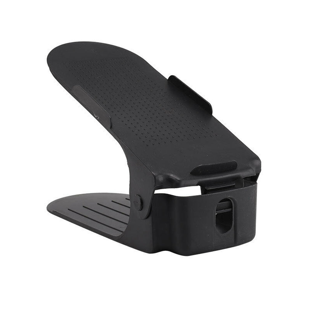 Juego de 30 estantes de plástico ajustables para zapatos, organizador de zapatos, con altura ajustable en 3 posiciones