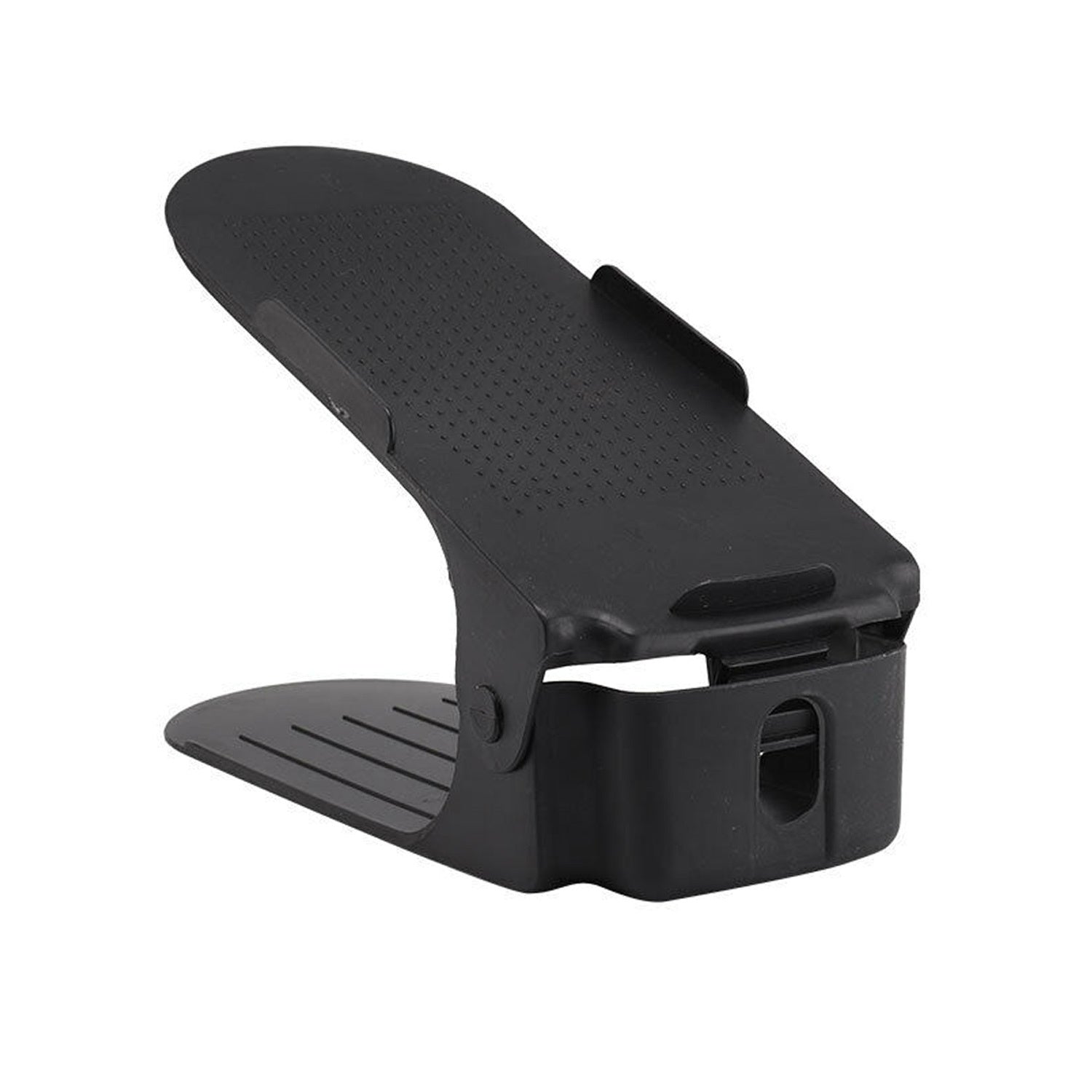 Juego de 30 estantes de plástico ajustables para zapatos, organizador de zapatos, con altura ajustable en 3 posiciones