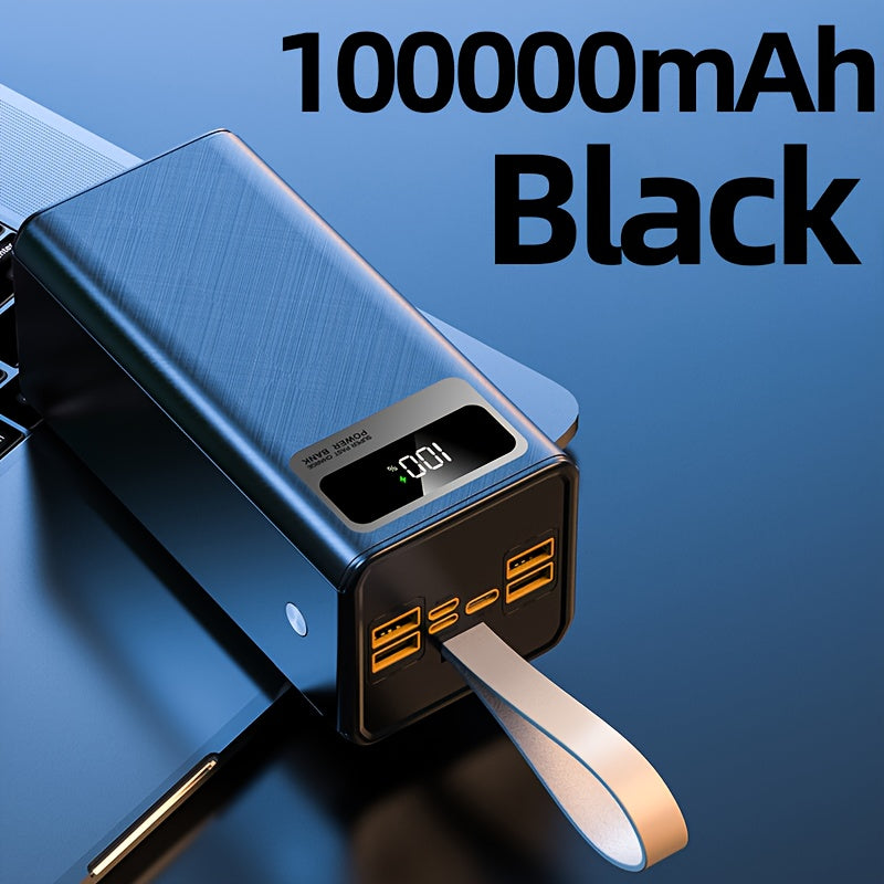 Power bank para carga durante viajes y uso diario | 100000Mah y 22.5W