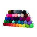 Kit de croché de 40/113 piezas con juego de hilos de 1828.8 metros surtidos para tejer y crochetear, juego de 73 accesorios de croché que incluye ganchillos ergonómicos, agujas de tejer y más, kit ideal para principiantes