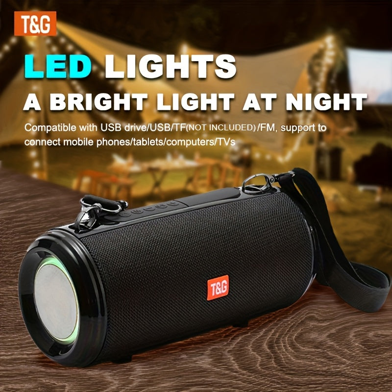 Altavoz Bluetooth | Altavoz sin varillas portátil TG537 - Sistema TWS, llamadas manos libres, reproducción USB, ideal para camping y viajes