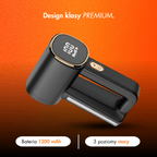 Afeitadora Eléctrica Potente para Ropa, Recortadora para Suéteres, Recargable USB-C, Elimina el Pelusco, Pantalla Digital, Batería de Larga Duración de 1200Mah, Regalo de Vacaciones, Diseño Modernista, Afeita Eficazmente los Materiales, Removedor, Hoja de