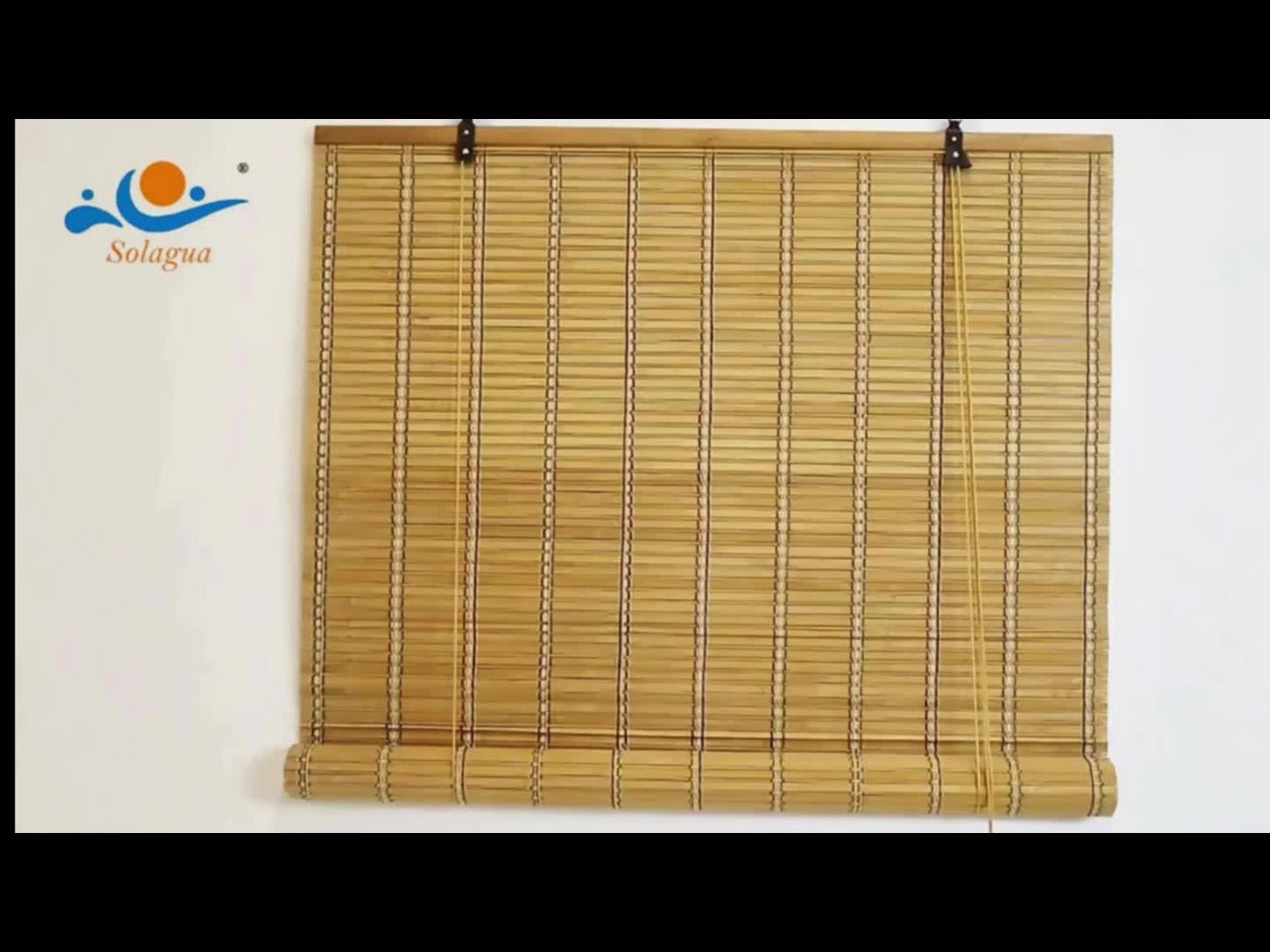 Cortina Persiana de Madera Incluye Accesorios, Estor de Bambú Enrollable para Ventana y Puerta (DIMENSIONES ANCHO X LARGO)