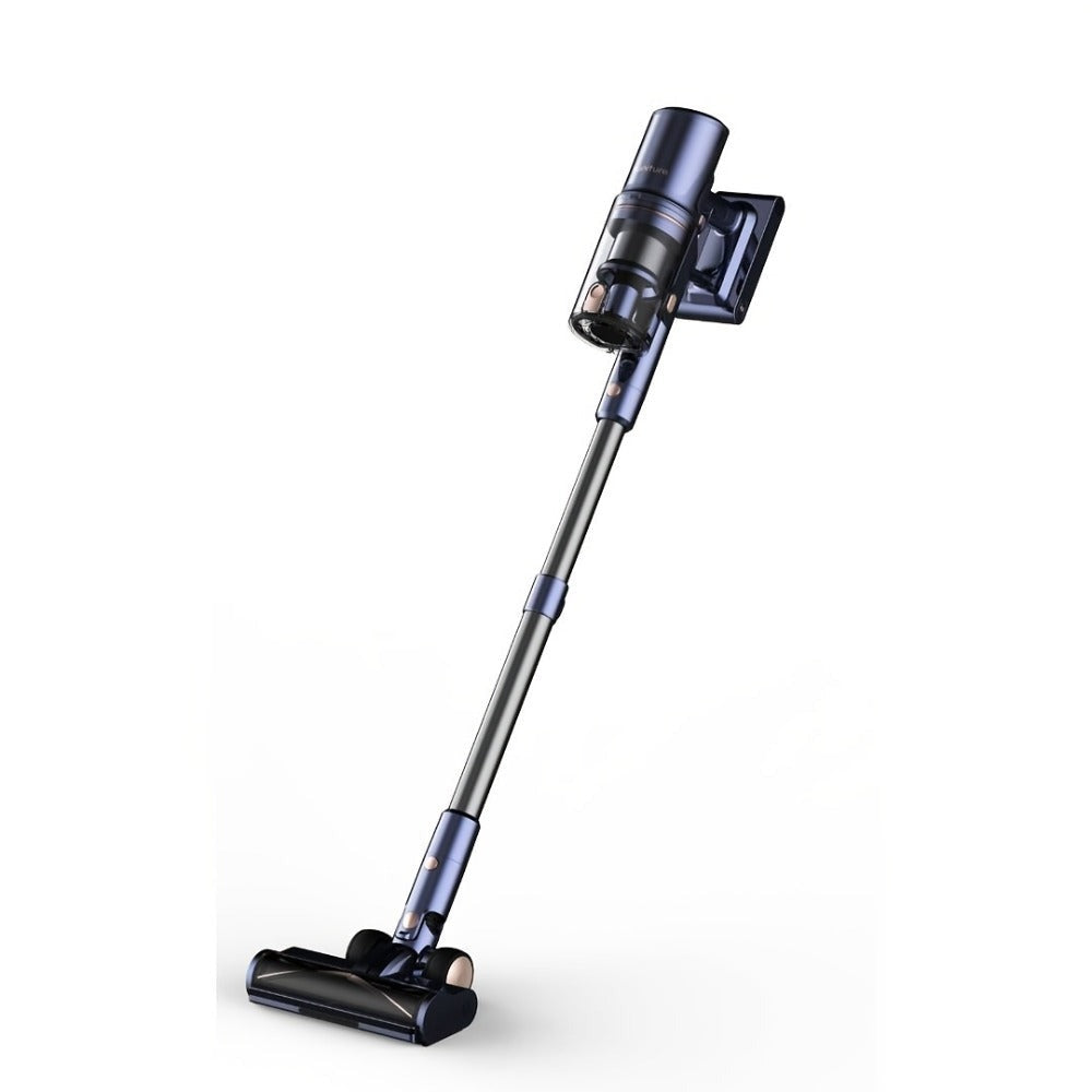 Aspiradora Inalámbrica Laresar V11, 90 Minutos de Autonomía Máxima, 650W, Aspiradora de Mano con Base de Carga, Pantalla Táctil, Aspiradora 6 en 1 para Alfombras/Suelos Duros/Pelo de Mascotas
