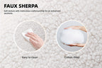 Sillas de oficina | Silla de Oficina, Silla de Maquillaje de Faux Fleece, Silla Giratoria Cómoda, Silla Ergonómica de Oficina, Altura Ajustable