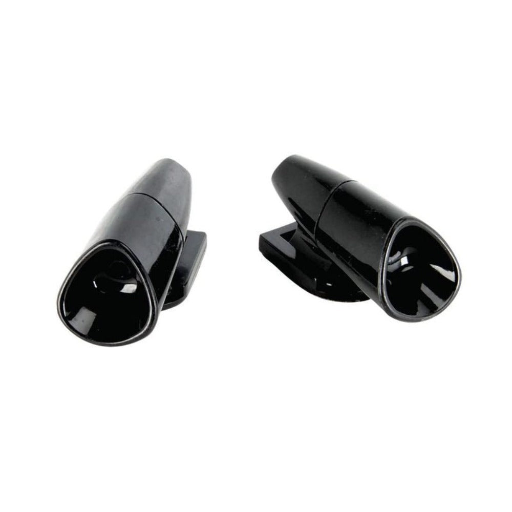 TURBOCAR SIFFLET ANTI GIBIER X 2, Negro, 57 x 28 x 23 mm