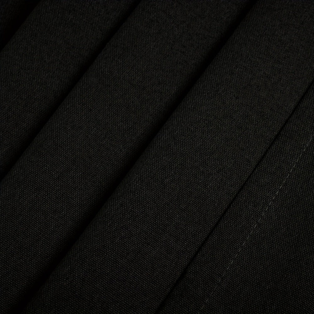 Ystyle Cortinas 100% Blackout para Interior, Cortinas con Efecto Lino Térmico, 2 piezas, 117 X 137 Cm, Cortinas Térmicas Aislantes Frío y Cálido, Cortinas Modernas para Sala de Estar Dormitorio con Anillos, Gris