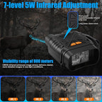 Gafas de visión nocturna para adultos, binoculares 1080P con cámara, gafas infrarrojas para cazador, dispositivos tecnológicos geniales para acampada/náutica, regalo de electrónica digital, regalos de caza para hombre/papá/esposo