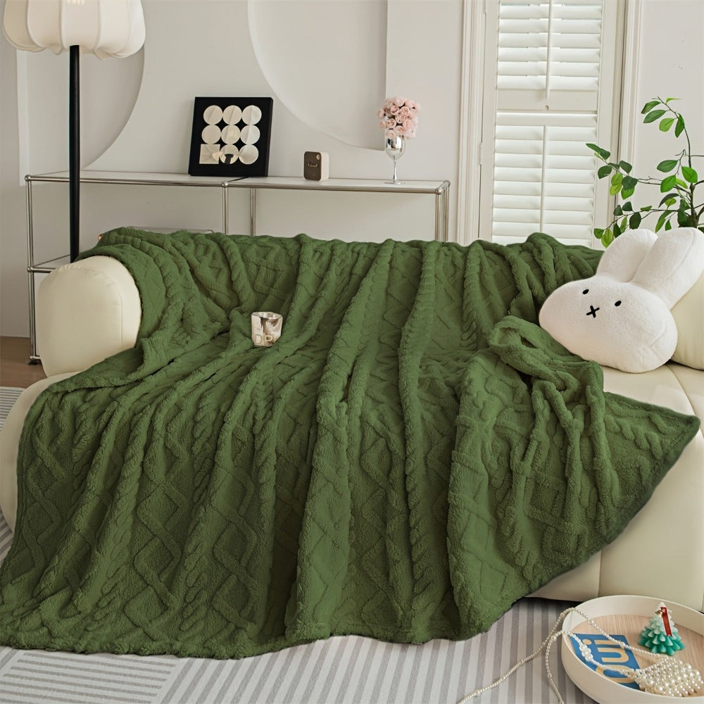 Manta de Lujo Ultra Suave de Felpa - Suave Forro Polar para Humanos | Multiusos para Sofá, Cama, Oficina y Viajes | Lavable a Máquina, Calidez para Todas las Estaciones | Varios Tamaños y Tonos Neutros