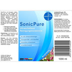 HERRLAN® SonicPure Concentrado de Limpieza Ultrasónica 1000 ml - Concentrado Líquido para Limpiadores Ultrasónicos y Estuche de Gafas - Hecho en Alemania
