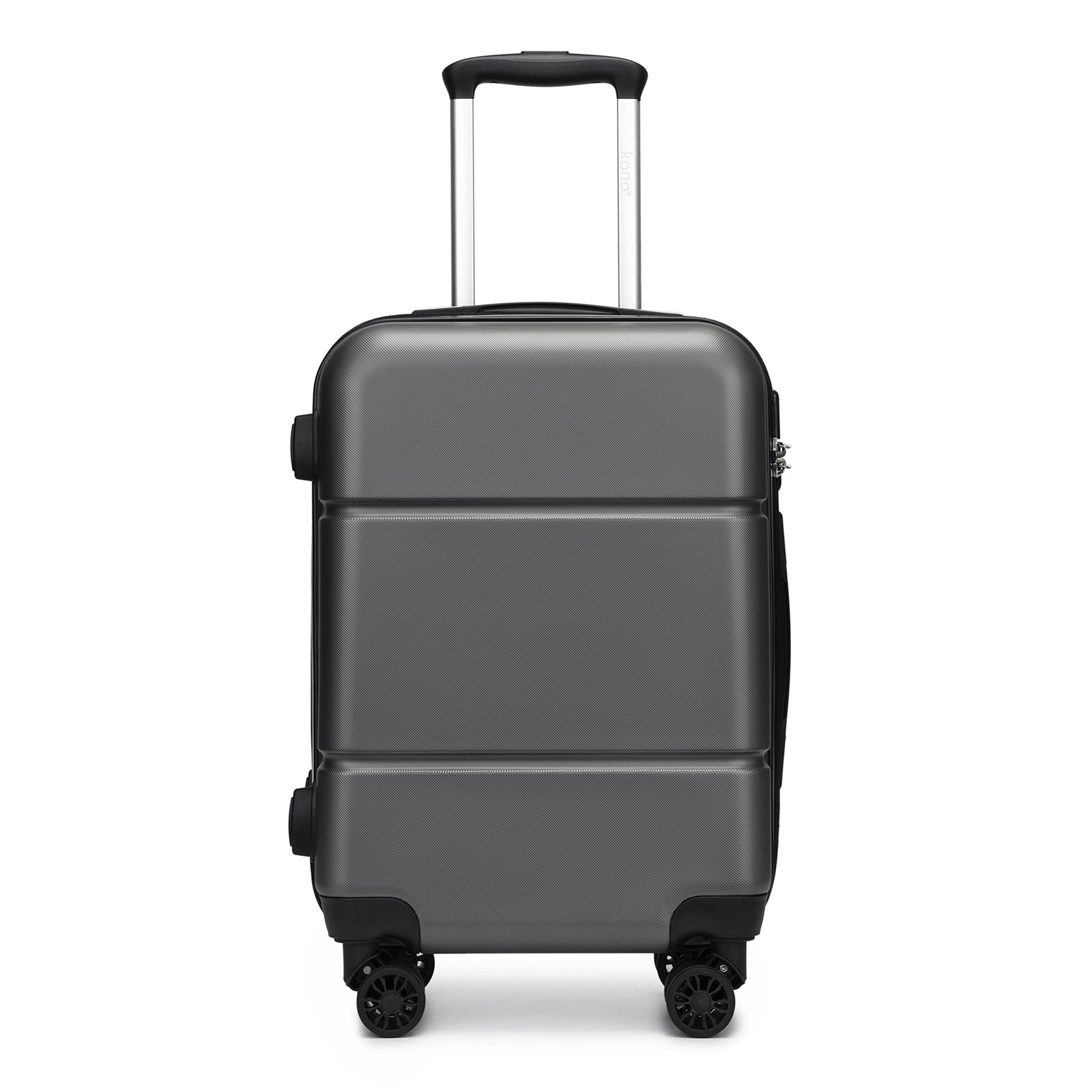 1 pieza de maleta de cabina de 20 pulgadas (55 cm) de ABS prémium con candado de combinación seguro para viajes sin esfuerzo, regreso a clases, regalo de vacaciones