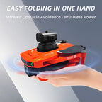 [ GD95 Dron Aéreo Profesional ] Diseño Plegable, Batería Dual de Larga Duración, Doble Cámara para Grabación, Mantenimiento de Altura y Giro de 360°, Ideal como Regalo de Navidad/Halloween o Cumpleaños para Novio
