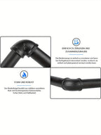 Perchero de tubo industrial de 200 cm para montar en la pared, toallero, barra para prendas de estilo vintage, riel de pared de alta resistencia para colgar y exhibir ropa, para dormitorio y lavadero