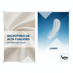 Colcha Bouti Microfibra Reversible Estampada – Colcha Verano y Entretiempo Ligera y Transpirable, Acolchado Pinsónico para Todas las Estaciones, Sin Fundas de Almohada