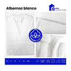 Albornoz de Algodón 450g Unisex para Baño con Cinturón y Bolsillos