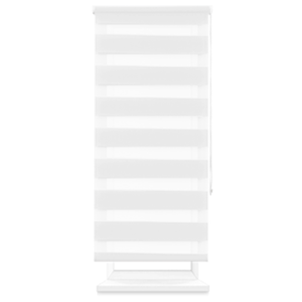 Estor enrollable de día y noche de doble capa, sin taladro, fácil instalación, resistente y duradero