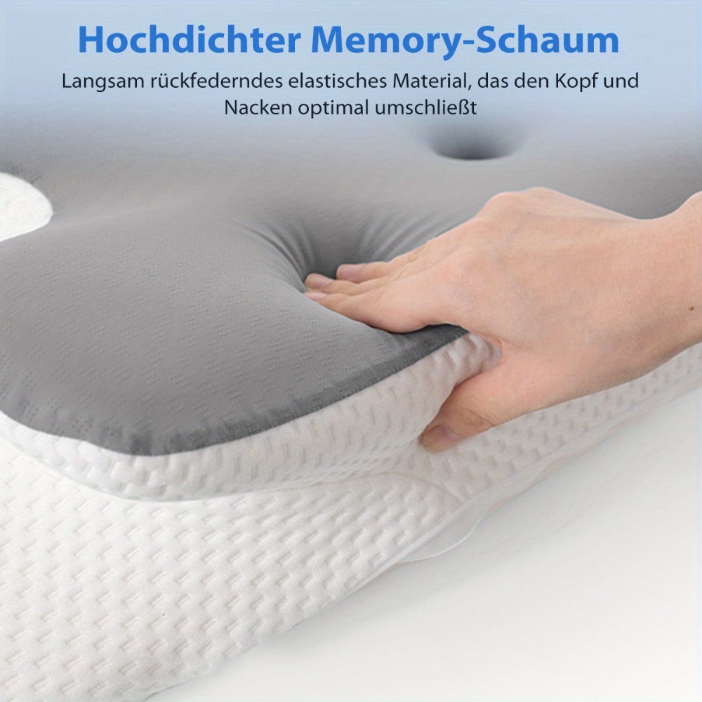 Almohada para el cuello, El regalo perfecto para familiares, amigos y parejas, Almohada ergonómica, Almohadas para dormir sin olor para un descanso profundo, Almohada refrescante para personas que duermen de lado, boca arriba y boca abajo