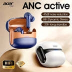 Auriculares Bluetooth | [Acer] Nuevo Modelo 2025 Regreso a Clases Auriculares Inalámbricos TWS Bajos Profundos Estéreo y Cancelación de Ruido