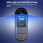 Cámara de Video Timbre Inalámbrica Wi-Fi, Cámara de Video Timbre Interior/Exterior, Detección Humana por IA y Alertas Instantáneas, Visión Nocturna HD 1080P, Audio Bidireccional, Monitor Interior en Tiempo Real, Alimentación USB, Batería de Larga Duración