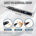 Lápiz de Grabado y Grabado Recargable USB, Kit de Lápiz de Grabado de 33 Bits, 10 Plantillas, Herramientas de Micrograbado, Grabado en Vidrio, Madera, Metal, Piedra, Plástico, Clavos, Joyería, Ideas de Regalo para el Día del Padre