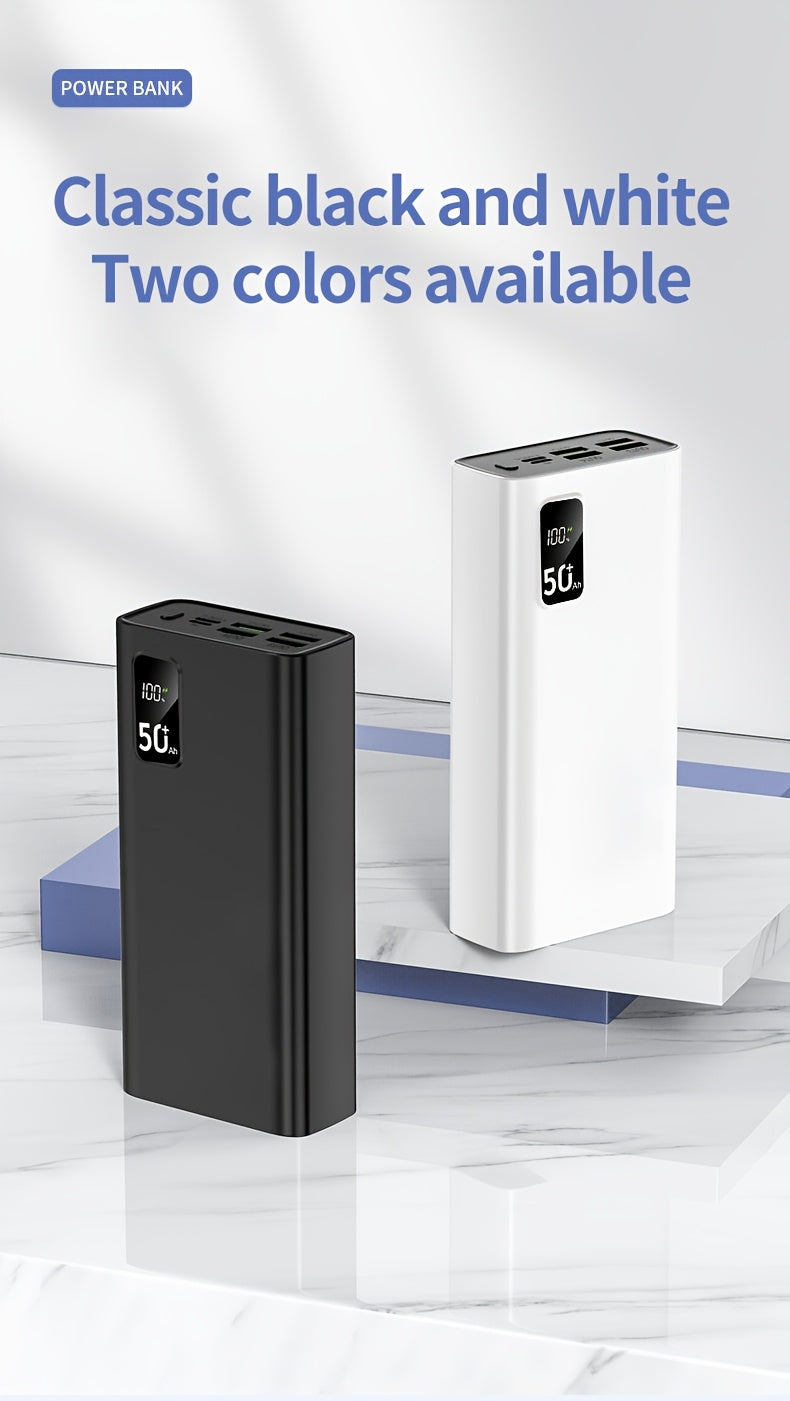Power bank para carga durante viajes y uso diario | 50000Mah y 5W