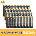 Baterías Alcalinas AA/AAA (LR6/LR03) 1.5V - 24/48piezas Baterías Panasonic Baterías de Juguetes Baterías de Control Remoto - Energía Duradera y Confiable | Para Controles Remotos, Ratones, Linternas, Relojes Despertadores | Marca Panasonic