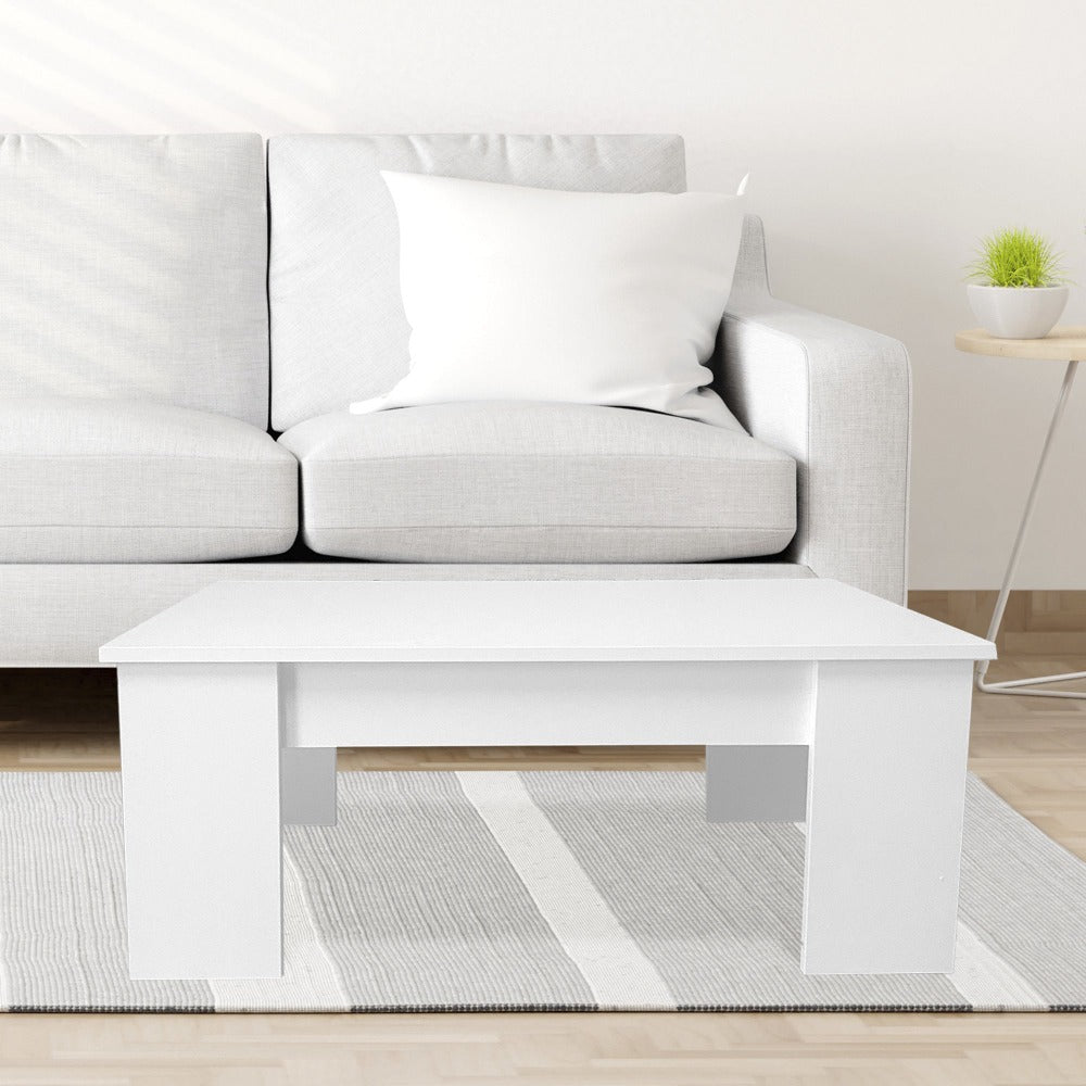 Mesa de Centro Elevable Nyana Home Mesa Multifuncional con Almacenaje Oculto Estructura Robusta y Estable Desplegable con Doble Altura