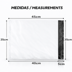 AOREX- 100 Bolsas para Envios Paquetes,Sobres para Envios Embalaje,Autoadhesivas e Impermeables para el Envío de Ropa,regalos,Paquetería y Embalar. Resistentes y Opacas
