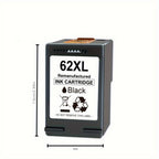 Pack de 2 Cartuchos 62XL 62 XL Multipack Compatibles para Impresoras HP 62, para Envy 5540 5544 5545 5548 5640 5646 7640 OfficeJet 200 5740 5742 5744 (Color )