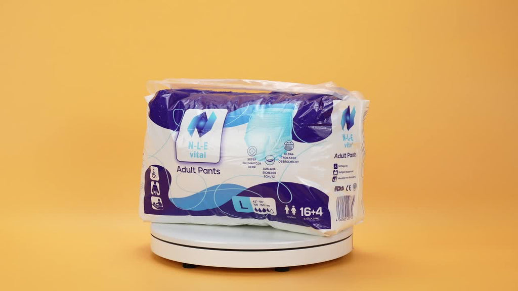 Pañales para Incontinencia Adulta – 80 Unidades, 1000 ml de Absorción Extra, Antifugas y Discretos, Unisex