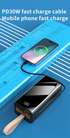 Batería externa de 80000 mAh para camping viajes y carga multidispositivo | 80000 mAh