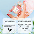 LASTAR Paris Forever Love Fragrance 1.86Oz, una fragancia floral romántica con aroma a rosa, jazmín, vainilla y pachulí. Ofrece un aroma suave y refrescante, es de larga duración y viene en un elegante frasco de vidrio rosa con tapa dorada.