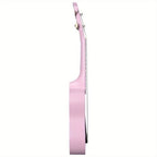 Set de Ukulele Soprano de Tilo con Bolsa y 2 Púas Escala para Instrumento Cuerda Instrumento Guitarra Hawaiana Uke Rosa 53.34 cm