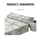 Juego de cama de tres piezas apto para todas las estaciones, que incluye una sábana, una sábana ajustable y fundas de almohada. Medidas: 90 cm, 105 cm, 135 cm, 150 cm y 180 cm.