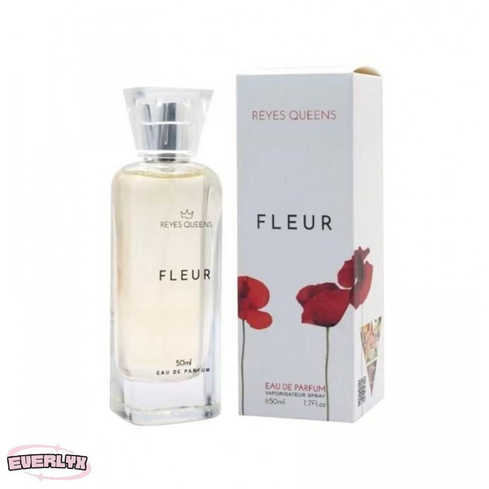 Everlyx - Perfume femenino Fleur Genzo 50 ml - Fragancia floral y delicada con notas frescas y románticas, perfecta para el día y eventos especiales - Aroma elegante y duradero que transmite frescura, dulzura y feminidad - Envíos a España en 24/48h