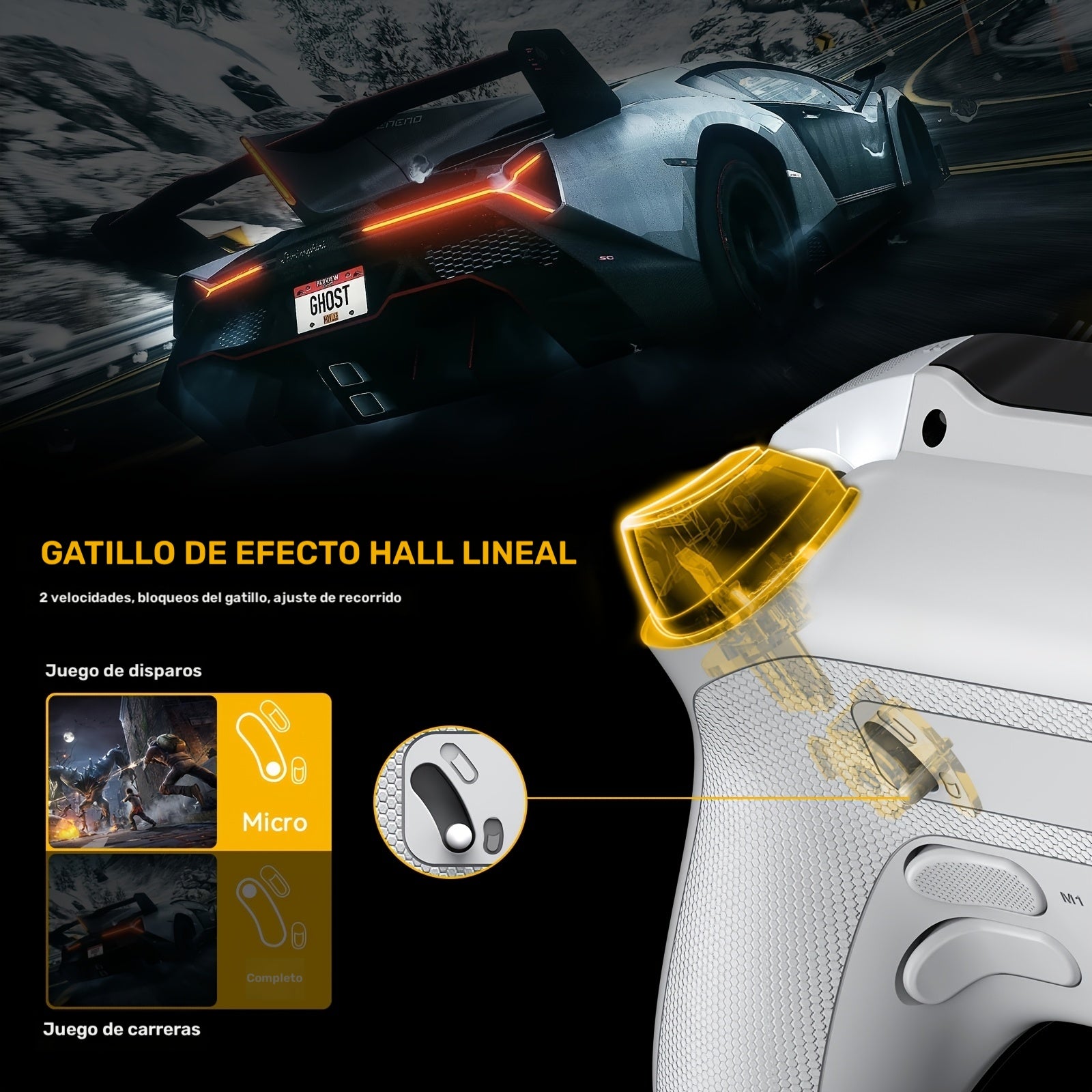 Mando inalámbrico para videojuegos | PC, consola y juego multiplataforma