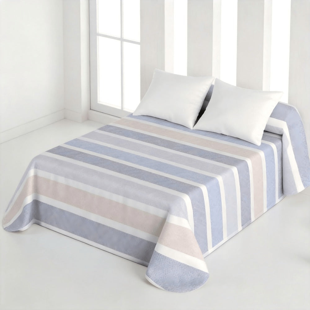 Colcha Reversible de Verano Bouti, Edredón de Microfibra Estampado, Ligera y Transpirable para Todas las Estaciones, Manta Fina para Primavera y Verano (Sin Fundas de Almohada)