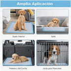 Empapadores para mascotas, almohadillas absorbentes desechables para perros y gatos, extra gruesas, anti fugas, control de olores, tapetes de entrenamiento interior,60x90cm 35PCS 60x60cm 35PCS