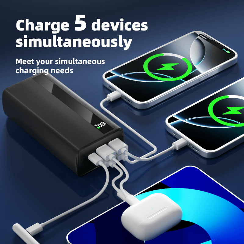 Power bank para carga durante viajes y uso diario | 40000mAh y 22.5W