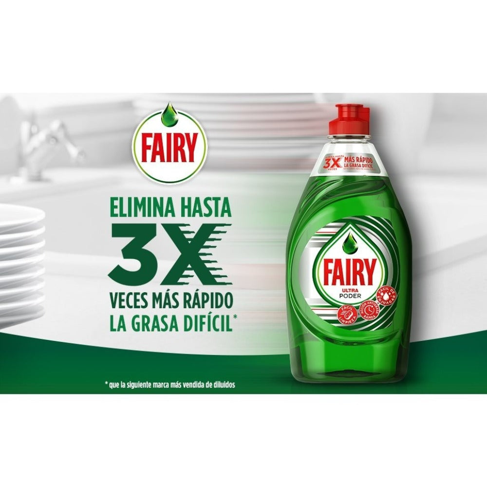 FAIRY Maxi Poder Duplo 900 ml Lavavajillas Liquido a Mano 2x450 ml Con Poder Antigrasa, Limpieza Facil Platos, Ollas Y Sartenes Mas Grasientas