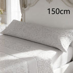 Juego de ropa de cama (Sábana ajustable, Cubrecama, Funda de almohada) | Juego de sábanas estampadas de 3 piezas | Primavera/Verano | Múltiples estilos | Tejido suave | 180cm - Múltiples tamaños disponibles
