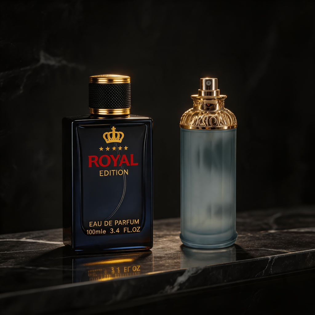 Set de Perfumes de Lujo para Hombre con Aroma Amaderado, 3 piezas | Ciprés Azul Tallado Acuático, Corona Negra, Rosa Oriental y Fougere Transparente de Sándalo | Larga Duración, Gran Volumen, Ideal para Regalos de San Valentín