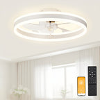 Ventilador de techo con luz y aplicación para dormitorio y sala de estar | Control Remoto