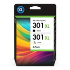 Cartucho de tinta | Cartuchos de tinta 301XL de alto rendimiento remanufacturados para HP 301 XL para HP Envy 4500 5530 5532 4502 4507 Deskjet
