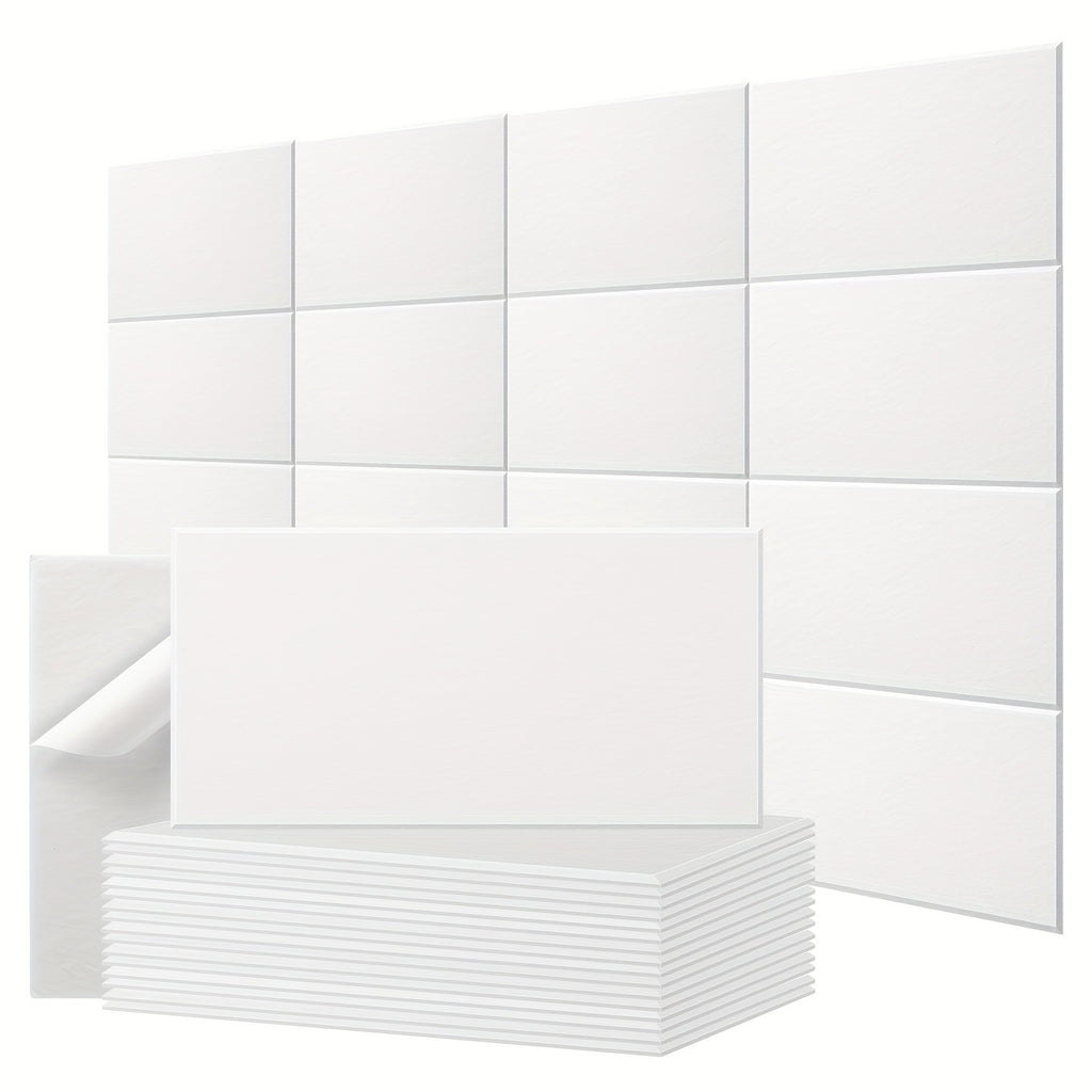 16 Paneles acústicos de absorción de sonido de 60 cm x 30 cm, ideales para estudios de grabación, salas de piano, áreas de juegos, teatros, espacios de podcast, paredes, techos y diversos entornos acústicos