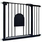 Puerta de seguridad para escaleras y puerta para animales, puerta de seguridad N Stop sin taladrar con rejilla de metal