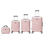 Conjunto de Maletas de Viaje Elegantes: Carcasa Ligera de Abs, Cerradura Numérica, 4 Ruedas Giratorias 360, Asa Telescpica de Aluminio Alloy Juego de Maletas Set Trolley Maleta Cabina ( 8002 NEW)