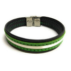 Pulsera De Piel Bandera Andalucía (Ajustable DE Largo) | Complementos de Moda Unisex para Hombres y Mujeres de Estilo Atemporal y Elegante | Regalos Originales y Exclusivos