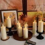 Velas LED sin llama | Boda Navidad hogar y centro de mesa